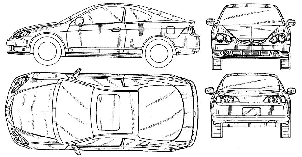 小汽车 Acura RSX