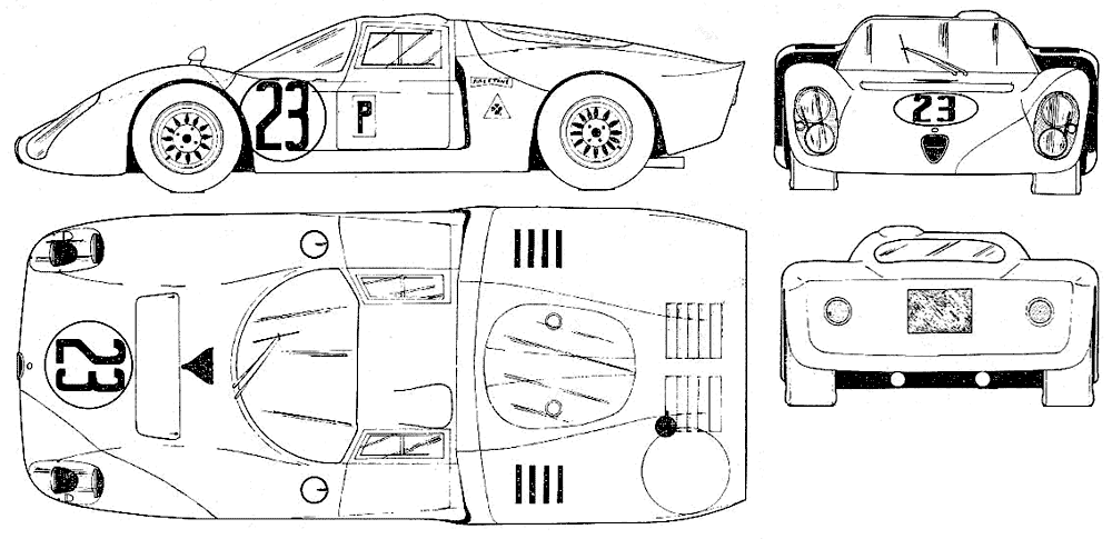 Cotxe Alfa Romeo T33