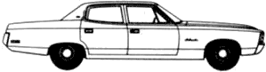 자동차 AMC Ambassador 4-Door Sedan 1971