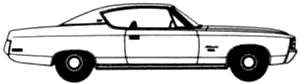 小汽车 AMC Ambassador SST 2-Door Hardtop 1971