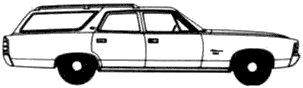Automobilis AMC Ambassador SST Station Wagon 1971