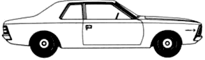 Auto AMC Hornet 2-Door Sedan 1971