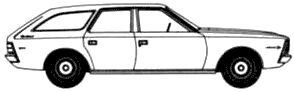 小汽車 AMC Hornet Sportabout Wagon 1971