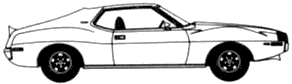 Automobilis AMC Javelin AMX 1971