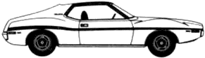 小汽车 AMC Javelin SST 1971