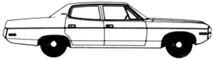 Auto AMC Matador 4-Door Sedan 1971