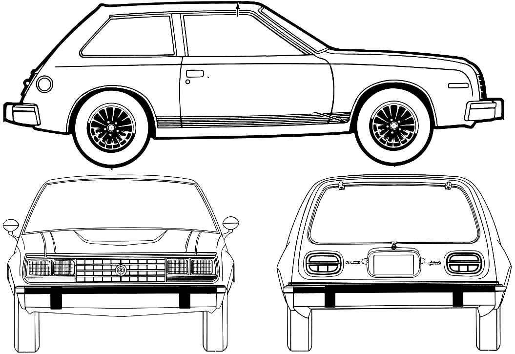 小汽车 AMC Spirit 1980