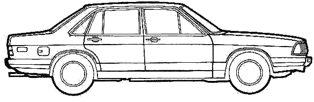 자동차 Audi 100 1979
