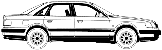자동차 Audi 100 1991