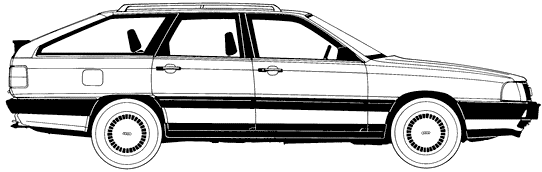 자동차 Audi 100 Avant 1986