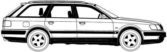 Car Audi 100 Avant 1992