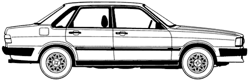 小汽车 Audi 80 1984