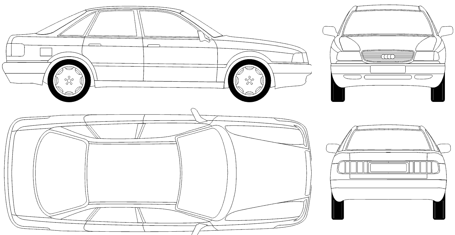 자동차 Audi 80 1987