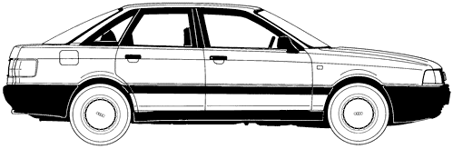 小汽车 Audi 80 1987