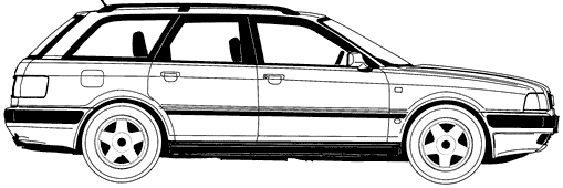Cotxe Audi 80 Avant 1994
