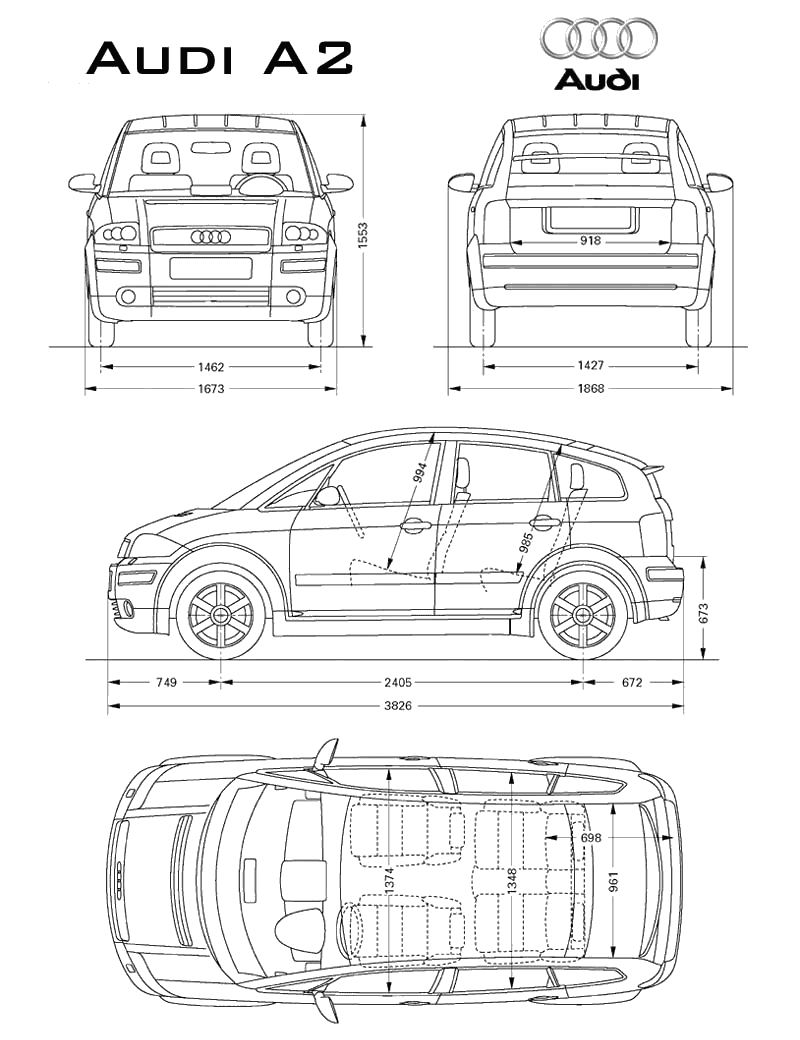Mašīna Audi A2