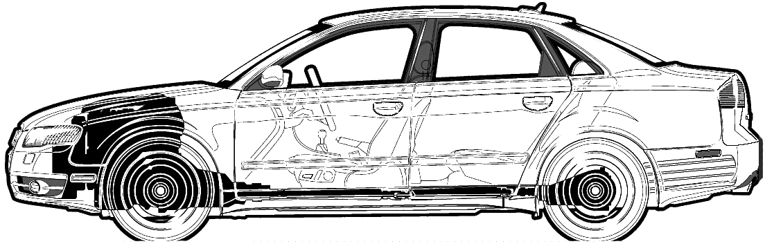 小汽车 Audi A4 2.0 T 2005