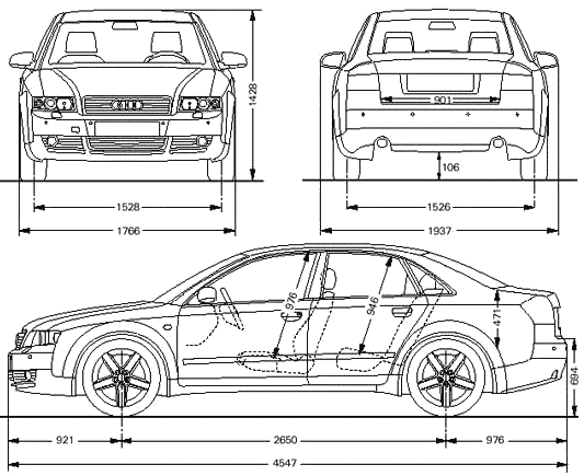 Karozza Audi A4 Limousine