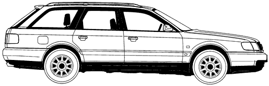 Cotxe Audi A6 Avant 1995