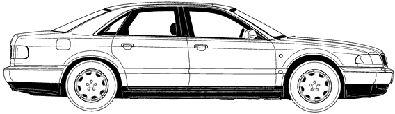 Cotxe Audi A8 1995