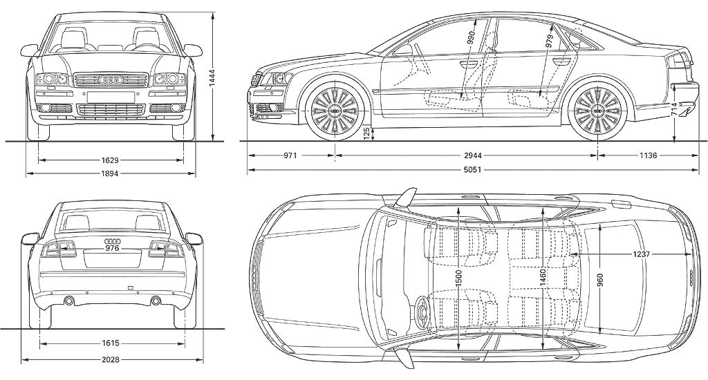 Karozza Audi A8 New