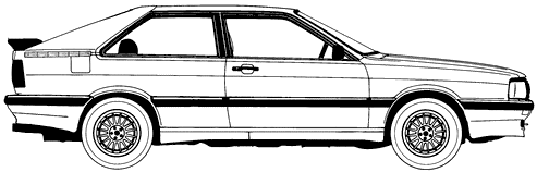 小汽车 Audi Coupe GT 1985