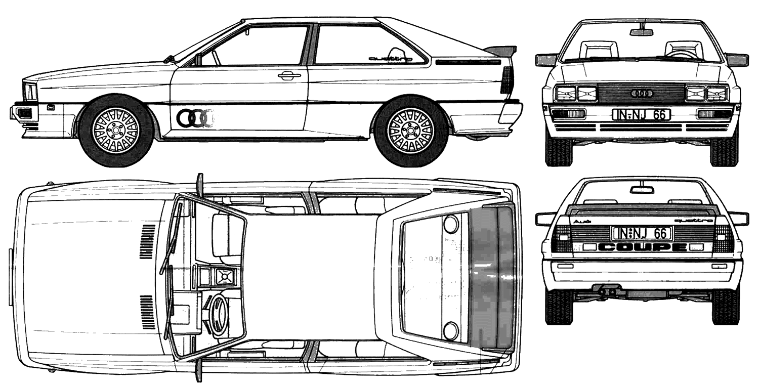 Karozza Audi Quattro 1981