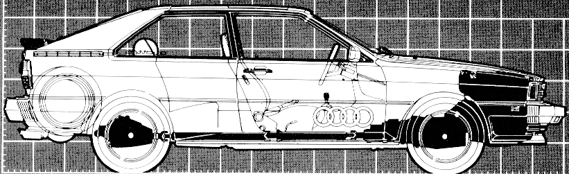 Karozza Audi Quattro 1984