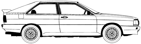 Mašīna Audi Quattro 1986