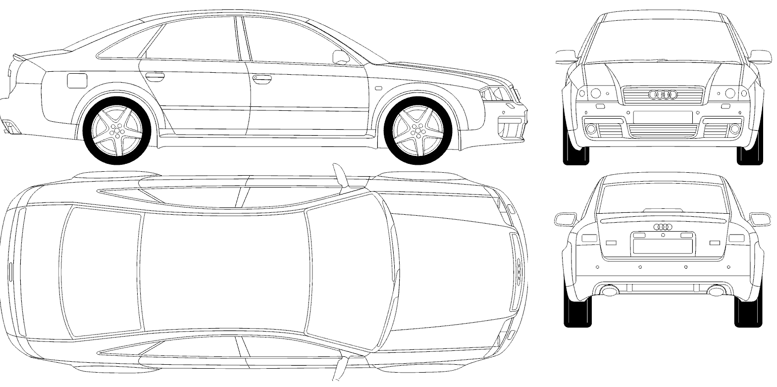 자동차 Audi RS6 2002