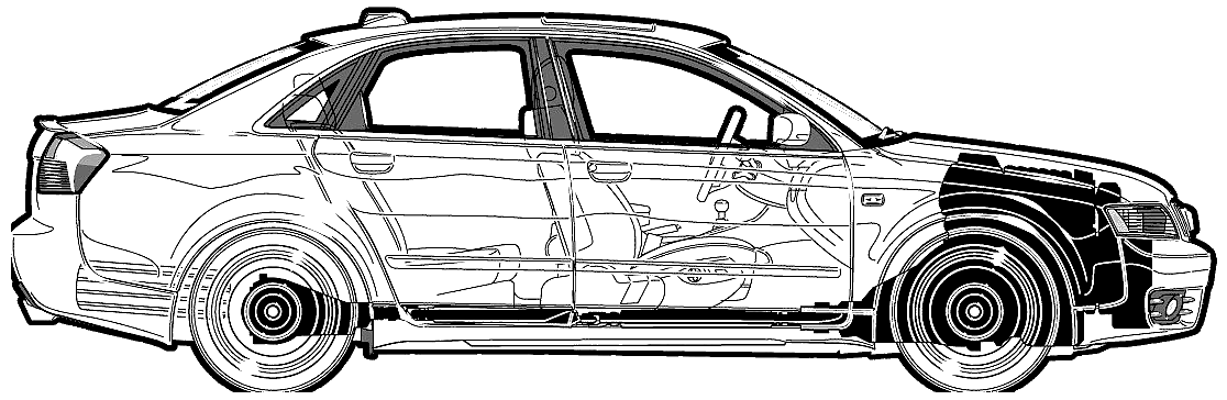 자동차 Audi S4 2005