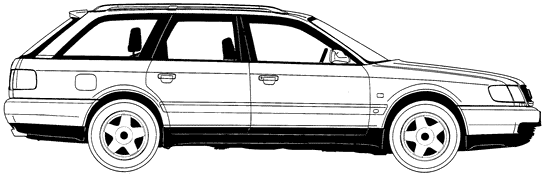 자동차 Audi S6 Avant 1995