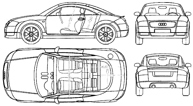 Mašīna Audi TT Coupe