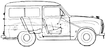 Cotxe Austin A30 Countryman