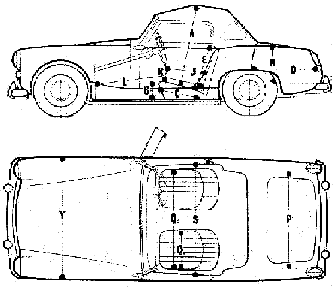Austin-Healey Sprite Mk. II 1962