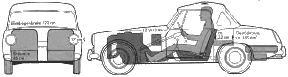 小汽车 Austin Healey Sprite Mk. IV 1967 