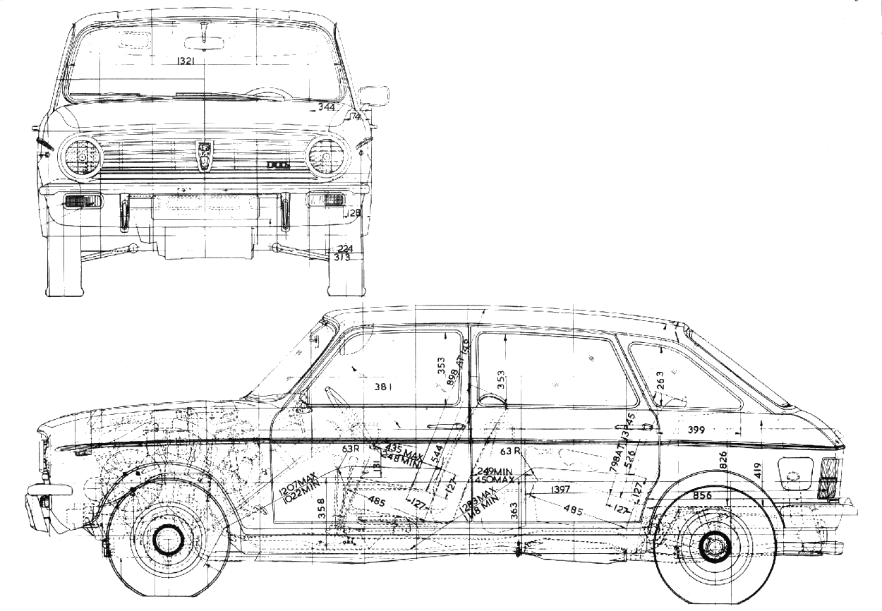 小汽车 Austin Maxi HL 1976a