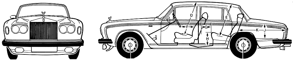 小汽车 Bentley T2 Saloon 1981