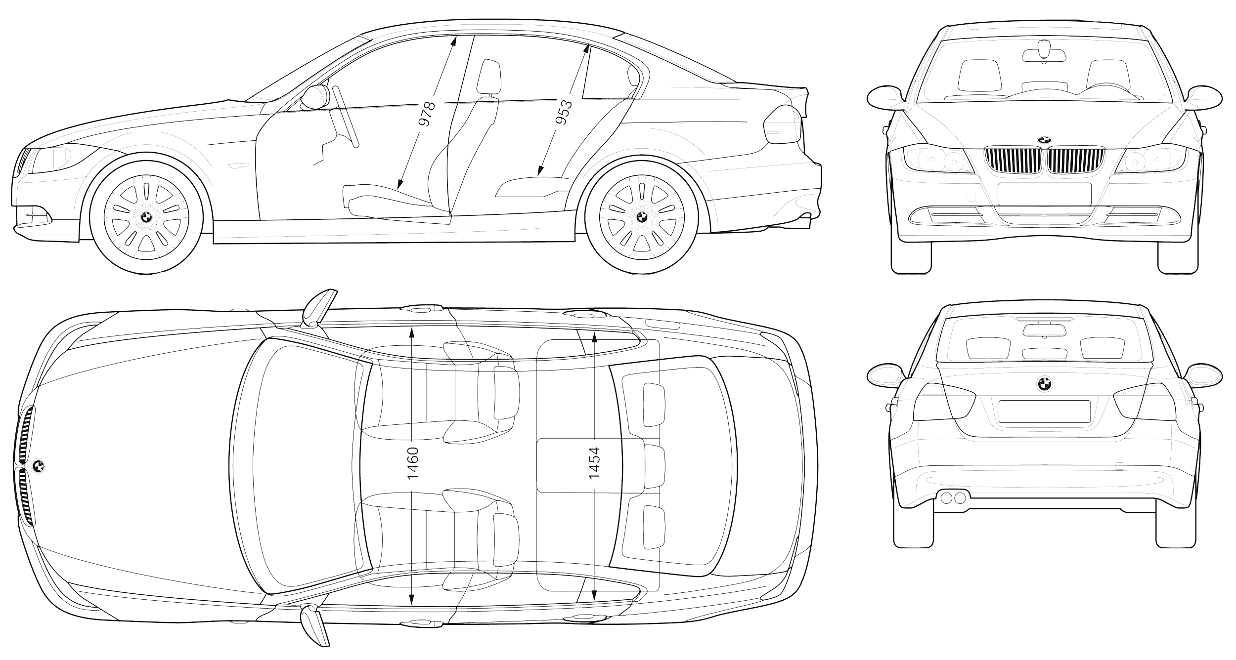 Cotxe BMW 3 Sedan (E90) 