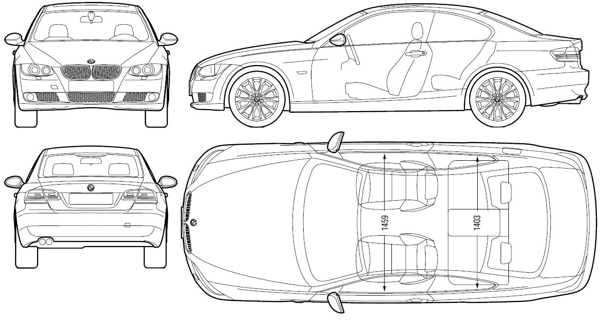 小汽车 BMW 3-Series Coupe 2006 