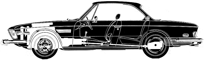 Cotxe BMW 3.0CS 1973 
