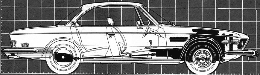 小汽车 BMW 3.0CS 1973 