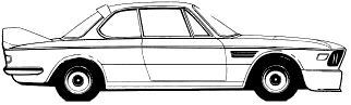 小汽车 BMW 3.0CSL 1974 