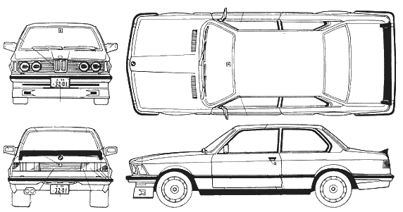 Automobilis BMW 320i (E30) 