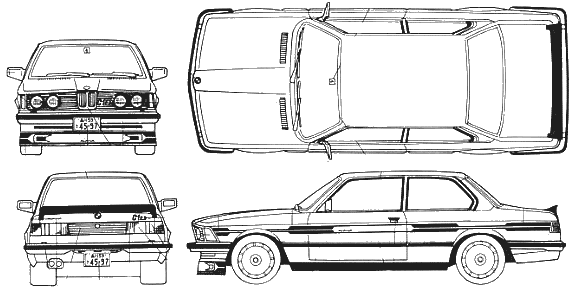 자동차 BMW 323 Alpina (E21) 