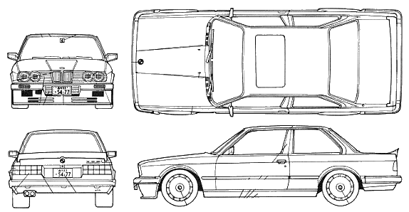 Cotxe BMW 325i (E30) 
