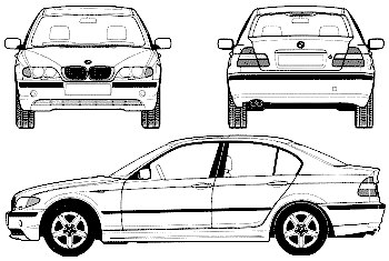 Karozza BMW 330d Saloon 2003 (E46) 