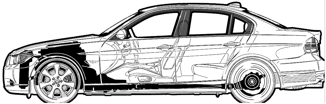 자동차 BMW 330i 2006 (E90) 