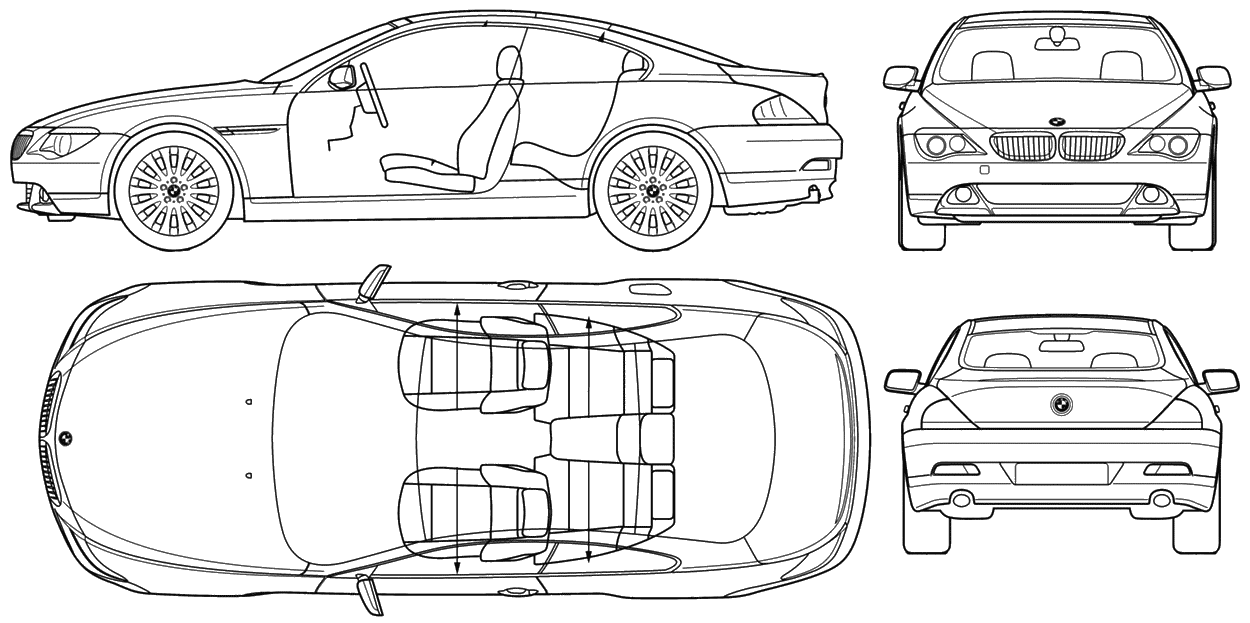 小汽车 BMW 6 Series (E63) 