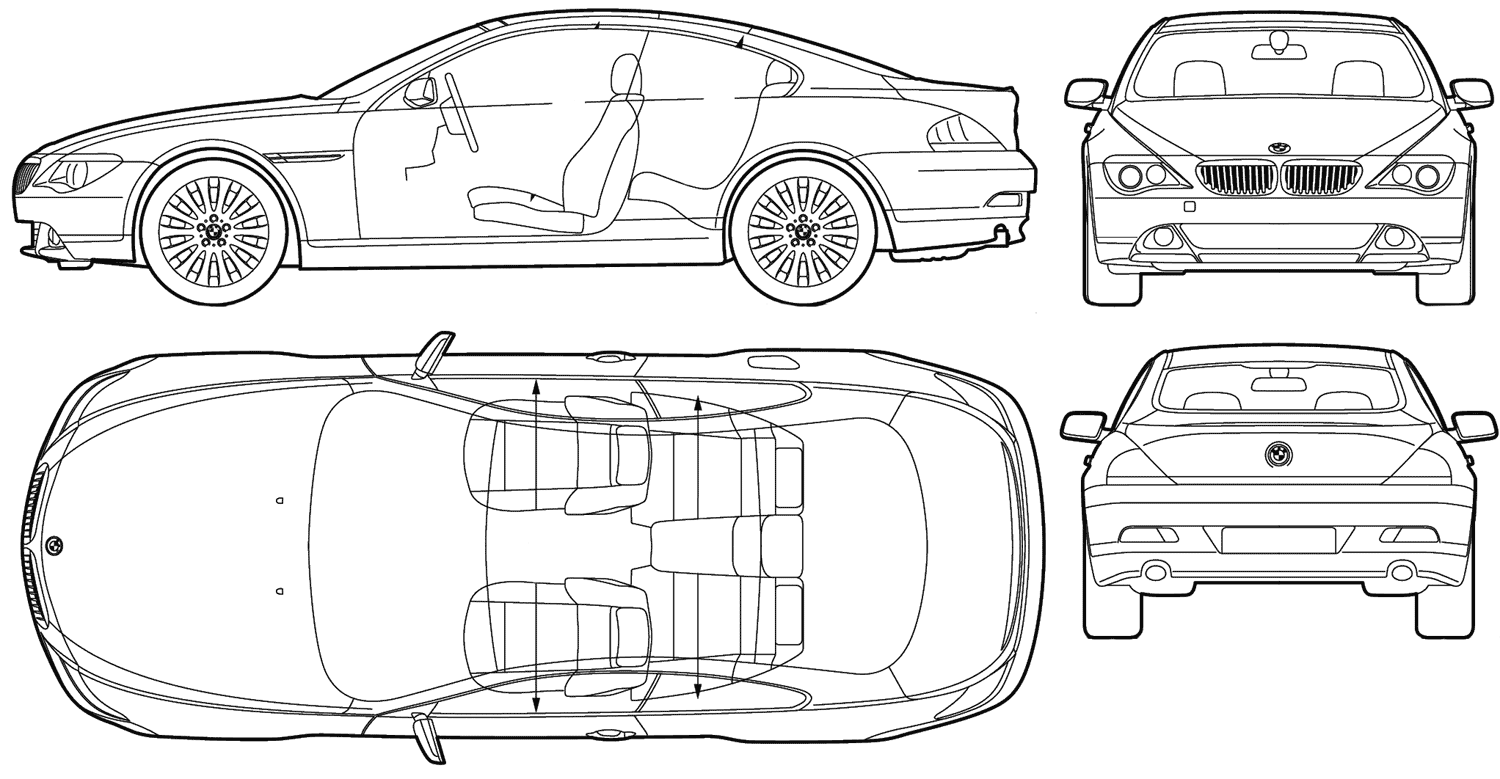 Mašīna BMW 6 Series Coupe (E63) 